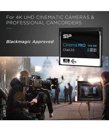 Silicon Power 512GB CFast 2.0 CFX310 Memory Card | 3500X Speed | 530MB/s Read | Blackmagic URSA Mini, Canon XC10/1D X Mark II - SP512GICFX311NV0BM - Buy Online on SooperMarket.com
