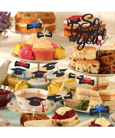 POFIBO 28 Pieces Graduation Cake Toppers Graduation Cake Toppers Cupcake Toppers Graduation Gadget Decorations - Buy Online on SooperMarket.com
