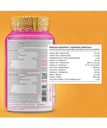 Honibe x Barbie Kids Multivitamin Gummies Plus Immune Boost | Honey-Based Vitamins Made in Canada | Children's Chewable Gummy Vitamins | Kids Zinc Vitamin Honey Gummies | 60 gummies - Buy Online on SooperMarket.com