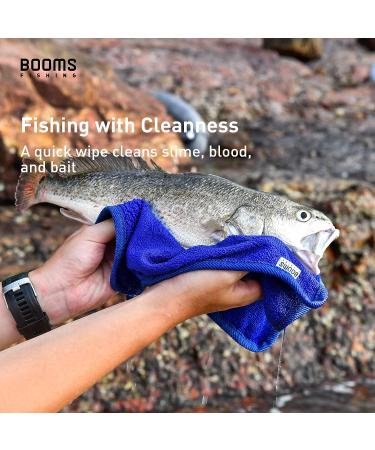 Booms Fishing B0T Microfiber Fishing Towel with Clip - 3 Pack Blue - Buy Online on SooperMarket.com