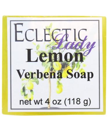 Lemon Verbena Glycerin Soap by Eclectic Lady 4 oz Bar