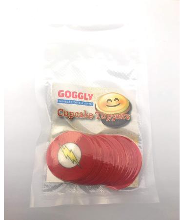 35 x Pre Cut The Flash Cake Cupcake Toppers/Decorations Edible Wafer Paper - Buy Online on SooperMarket.com