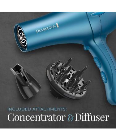 Remington Pro D2042 Titanium Ceramic Hair Dryer with Concentrator and Diffuser - Buy Online on SooperMarket.com