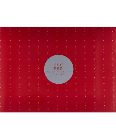 Perry Ellis 360 Red 4 Piece Gift Set (3.4oz/100ml Eau de Toilette 3oz Shower Gel 3oz After Shave Balm 0.25oz Eau de toilette Spray) - Buy Online on SooperMarket.com