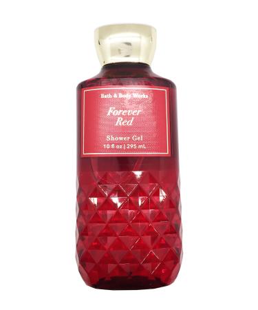 Bath and Body Works Forever RED with Shea and Vitamin E Shower Gel 10 Fluid Ounce (2018 Limited Edition)