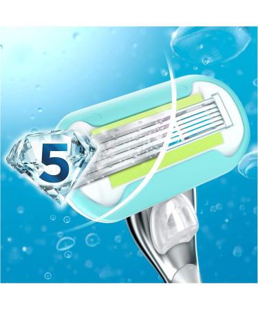 Gillette Extra Smooth Platinum Gift Set for Women - Razor Blades Case & Cosmetic Bag - Perfect Gift! - Buy Online on SooperMarket.com