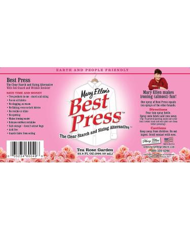 Mary Ellen's Best Press Refill 33.8oz - Tea Rose Garden | Long-lasting fabric starch - Buy Online on SooperMarket.com