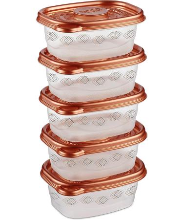 GladWare Design Series Food Storage Containers 9 Oz  5 Ct | Small Snack Containers for Snacks & Small Meals  Food Storage from Glad | Glad Plastic Food Containers with Lids  Plastic Food Storage 9 oz - 5 Count - Buy Online on SooperMarket.com