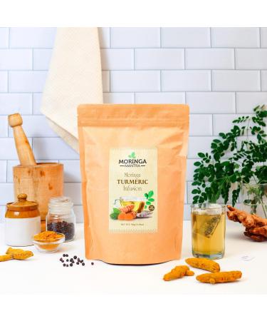 Moringa Mantra Moringa Turmeric Herbal Tea Infusion 50 Enveloped Tea Bags Organically Grown Moringa - Buy Online on SooperMarket.com