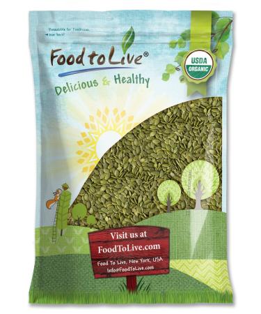 Organic Raw Pepitas, 12 Pounds  Non-GMO, Pumpkin Seed Kernels, Unsalted, No Oil, No Shell, Vegan, Kosher, Bulk. Keto Snack. High in Protein, Essential Fatty Acids. Great for Baking, and as a Topping. Organic 12 Pound (Pac