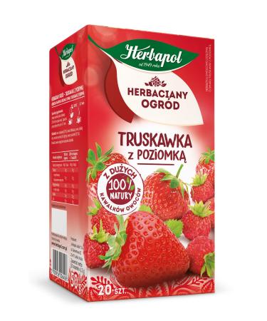 Truskawka Z Poziomk Herbata Owocowa Naturalna Polska Herbapol