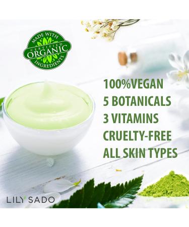 LILY SADO TEA+C Green Tea & Vitamin C Moisturizer | Antioxidant Anti-Aging Lotion - Hydrates & Firms Skin for Men & Women - Buy Online on SooperMarket.com