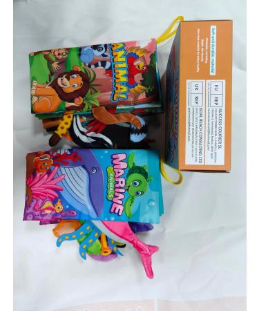 Fnsel Baby Book - 2-Piece 3D Fabric Toy Set for 0-12 Months | Crackling Feeling Book & Quiet Book Gift for Girls - Buy Online on SooperMarket.com