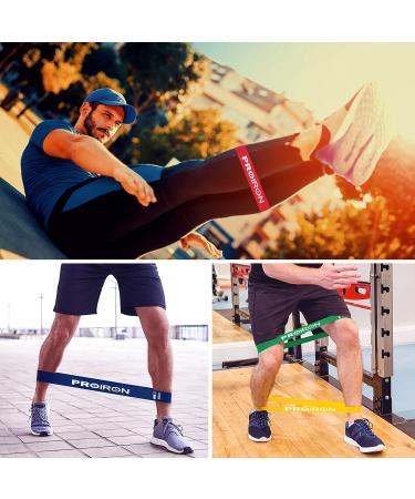 PROIRON Resistance Bands Set - Exercise Bands for Women and Men - Set of 5 with Guide and Carrying Bag (Upgraded Anti-roll Design) - Buy Online on SooperMarket.com