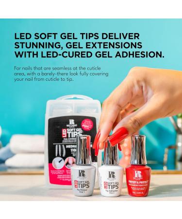 Buy Red Carpet Manicure Soft Gel Tips & Accessories | LED Soft Gel Tip Primer for Flawless Nails - Buy Online on SooperMarket.com