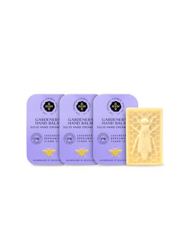 Moisturising Solid Hand Cream Bars | For Dry & Sensitive Hands Gardeners Scent | Natural Hand Cream | Luxury Gift | Cruelty Free | Edinburgh Skincare Company