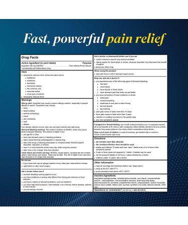 Advil Pain Reliever Tablets 200mg - Individually Sealed Packets (150 Packets Total) - Buy Online on SooperMarket.com