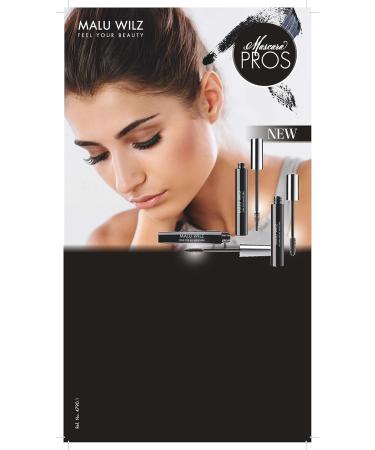 Malu Wilz Diva Eyes Mascara - Black 12ml | Long-Lasting Volume & Eye Enlargement | Irresistible Lashes - Buy Online on SooperMarket.com