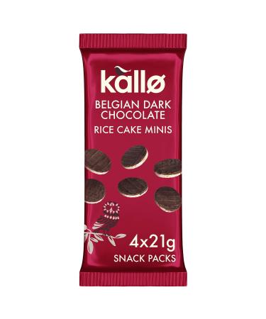 Kallo Dark Chocolate Mini Rice Cakes 9 x 84g