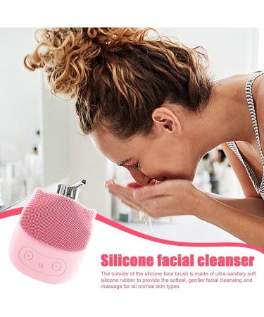 DASHIELL Face Scrubber Penguin Shape Vibrating Face Scrub Brush - Waterproof Skin Care Face Brushes Electric Face Brush for Women and Men Pink - Buy Online on SooperMarket.com