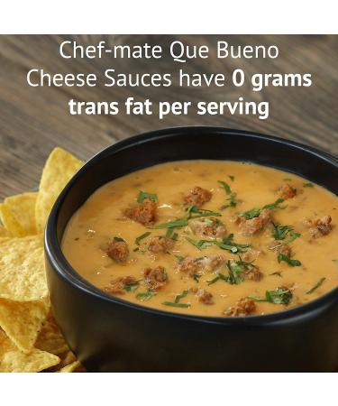 Chef-mate Que Bueno Spicy Nacho Cheese Sauce 6 lb 10 oz (#10 Can) - Jalapeno Queso Canned Food - Buy Online on SooperMarket.com