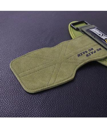 Premium Weight Lifting Wrist Hooks Straps | Maximum Grip Support for Deadlifts, Pull Ups & Shrugs | 1 Pair, Green - Buy Online on SooperMarket.com