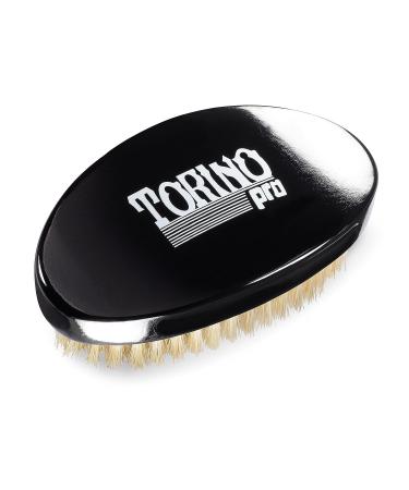 Torino Pro 660 Wave Brush by Brush King - Soft Curve 360 Waves Palm Brush - True Texture Soft - Frizz Laying Down - Black, 1 Count - Buy Online on SooperMarket.com