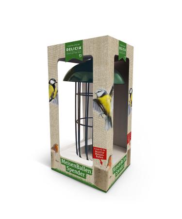 DELICIA Meisenballen Spender Feed dispenser for Meisen dumplings without a network Meisenkn del holder Feed column for Meisenballen Feeding station for birds 1x