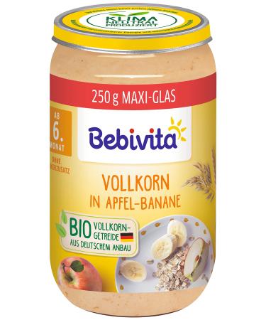 Bebivita Fruit & Grain Whole Grain in Apple-Banana Pack of 6 (6 x 250 g)