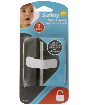 Safety 1st Multi-Purpose Latch,White 2-Count