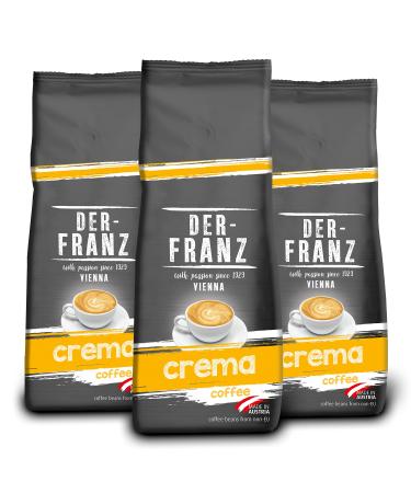 Der-Franz Crema coffee whole bean 3 x 500 g Crema 500 g (pack of 3)