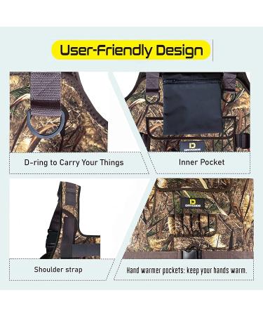 DRYCODE Waders for Men with Boots  Waterproof Neoprene Chest Waders for Women  Duck Hunting/Fishing Waders M10 Reed Grass - Buy Online on SooperMarket.com