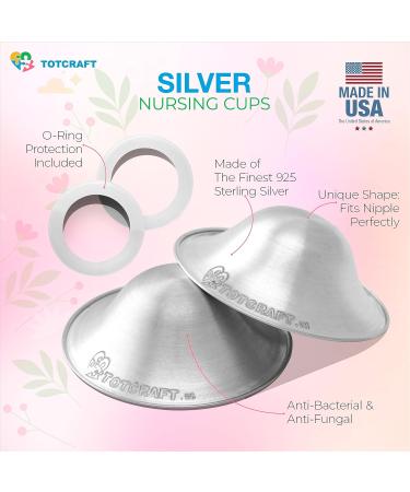 Buy Original Silver Cups XLarge & Large with Cloth - Premium Quality for International Shipping - Buy Online on SooperMarket.com
