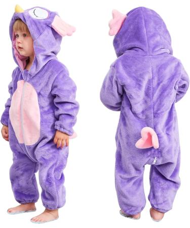 COOKY.D Winter Hooded Romper Jumpsuit - Unisex, 12-18 Months - Owl Design - Buy Online on SooperMarket.com
