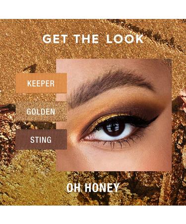 Urban Decay Naked Honey Eyeshadow Palette - 12 Golden Neutral Shades | Velvety Texture & Rich Colors | Includes Mirror & Double-Ended Brush - Buy Online on SooperMarket.com