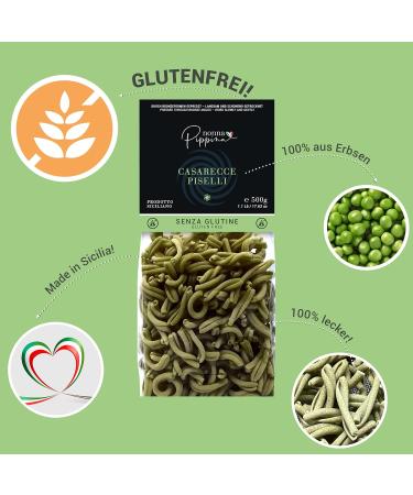 Nonna Pippina Casarecce Gluten-Free Pasta | 3 x 500g Vegan Mix - Peas Red Lentils Bronze Extruded Slow Dried - Buy Online on SooperMarket.com
