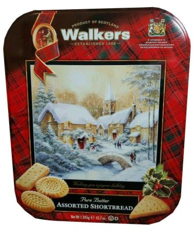 Kirkland Signature Walkers Premium Shortbread Selection Gift Tin (2.73 Pounds)