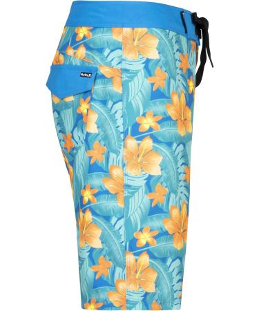 Hurley Boys Hrlb Cabana Boardshorts - 16 Years | Neptune Blue - International Shipping - Buy Online on SooperMarket.com