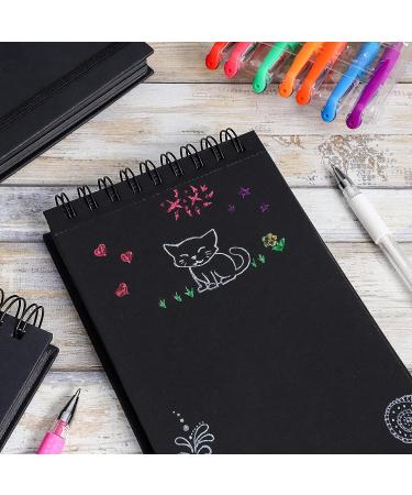 Paper Junkie Black Drawing Pad - 75 Sheets (3 Pack) | High-Quality Black Paper for Artistic Creations - Buy Online on SooperMarket.com