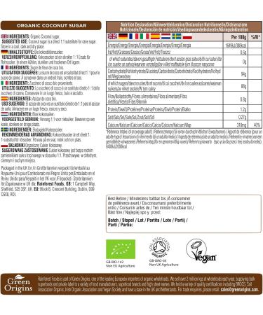 Rainforest Foods Organic Coconut Sugar 900g - Pack of 1 | Natural Sweetener for Baking & Cooking - Buy Online on SooperMarket.com