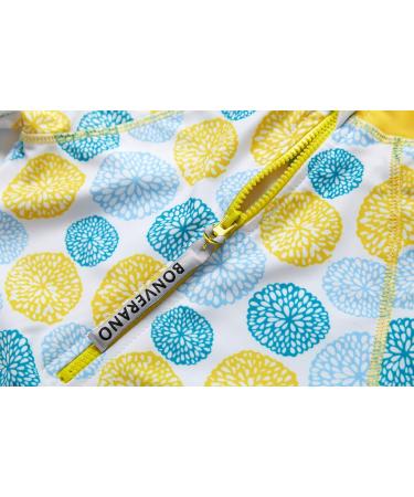 Bonverano Baby Girls Long-Sleeve Lemon Swimsuit | UPF 50+ Sun Protection | 18-24 Months - Buy Online on SooperMarket.com