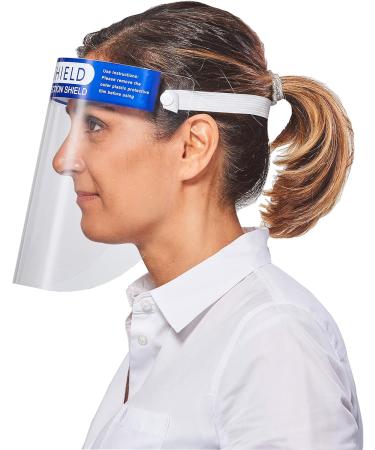 Pack of 2 Anti-Fog Face Shields with Comfortable Padding - Ultimate Spit Protection Visor for Safe Use - Buy Online on SooperMarket.com