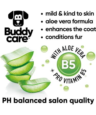 BuddyCare White Dog Shampoo - Lightening & Brightening 500ml x3 | Deep Cleaning Aloe Vera & Pro-Vitamin B5 - Freshly Fragrant for Dogs - Buy Online on SooperMarket.com