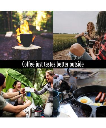 Frog Warrior Camping Coffee Pot - 9 Cup Percolator for Camps, Cabin, and RV Stovetops - Buy Online on SooperMarket.com