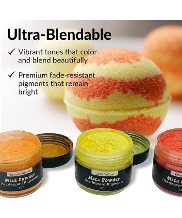 Pigment Powder for Epoxy Resin & Candle Making - Mica Powder for Bath Bomb & Soap Dye - Pearl Metallic Colorant for Resin Art - Buy Online on SooperMarket.com