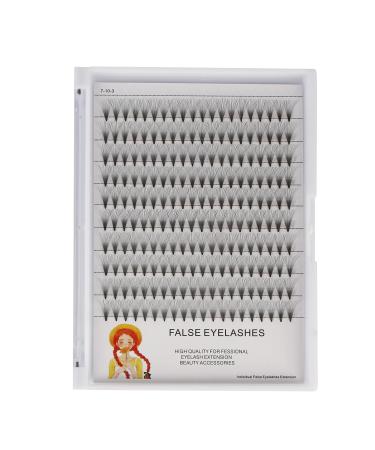 Large Tray 12D Volume Premade Fans Eye Lashes Extensions Beauty Natural Long Individual False Eye Lashes Makeup Soft and Lightweight Cluster Eyelashes 10-18mm Available (18MM)