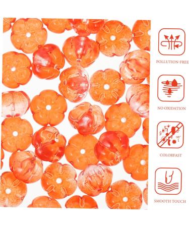 KONTONTY 100pcs Pumpkin Beads Bracelet DIY Supplies Earring Beads Lantern Charm Beads DIY Bead Pumpkin Loose Beads Thanksgiving Earring Making Beads Tibetan Beads Bags Czech Republic Glass - Buy Online on SooperMarket.com
