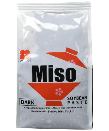 Shinjyo Miso-Dark Miso soup paste from Japan-Ideal for cooking miso soup or seasoning marinades and glazes for meat dishes-1 x 500 g single
