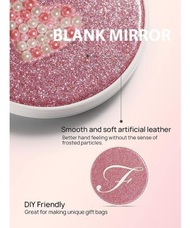 Getinbulk Pink PU Leather Compact Mirror Bulk - Double-Sided 1X/3X Magnifying, Small Pocket Makeup Mirror (2.7 inches) - Buy Online on SooperMarket.com