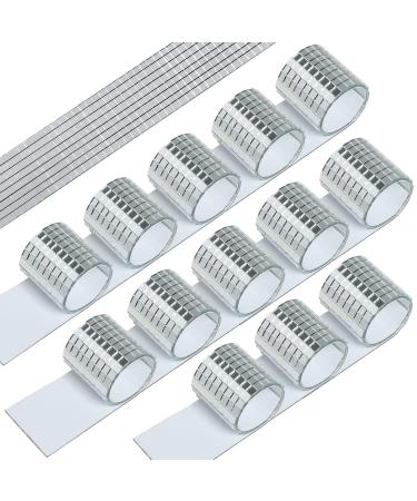 6608 Pieces Self Adhesive Mosaic Tiles Square Glass  Decorative Craft DIY Accessory Mosaic Mirrors Tiles  Mirrors Mosaic Stickers (Silver 6608)